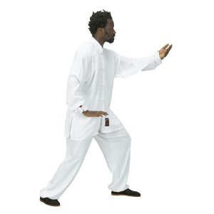 Traje Tai Chi blanco