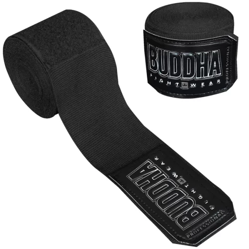 Venda Semi Elástica Lisa 4,5m - Negro